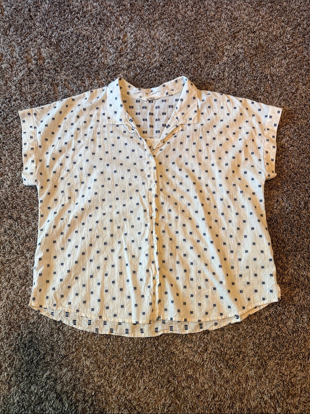 Lucky brand short sleeve button down